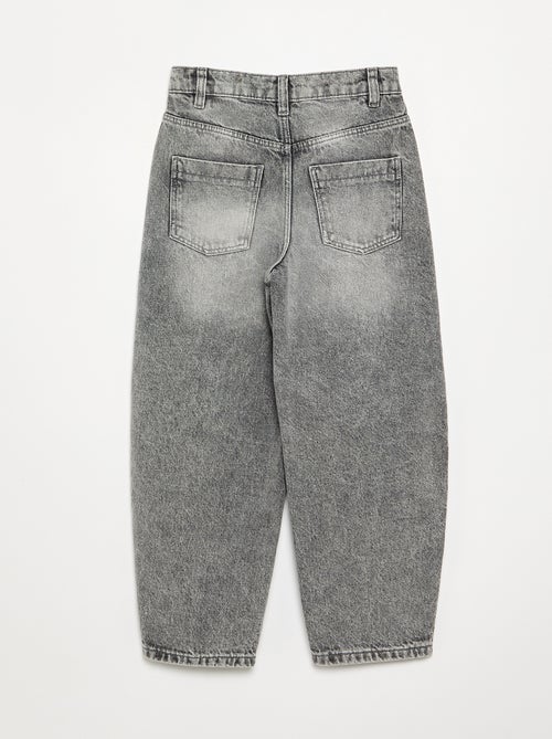 Denim barrel fit-broek - Kiabi