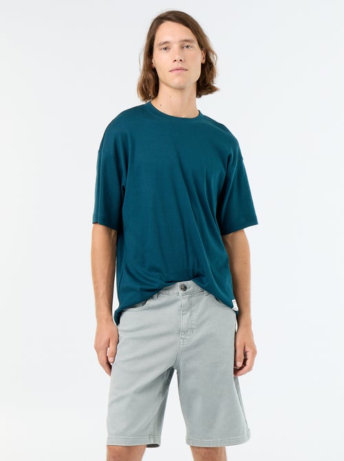 Denim bermuda met 5 zakken - Kiabi