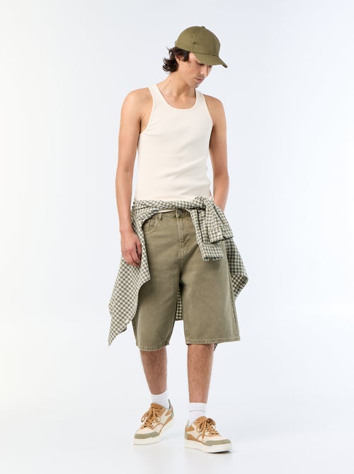 Denim bermuda met 5 zakken - Kiabi