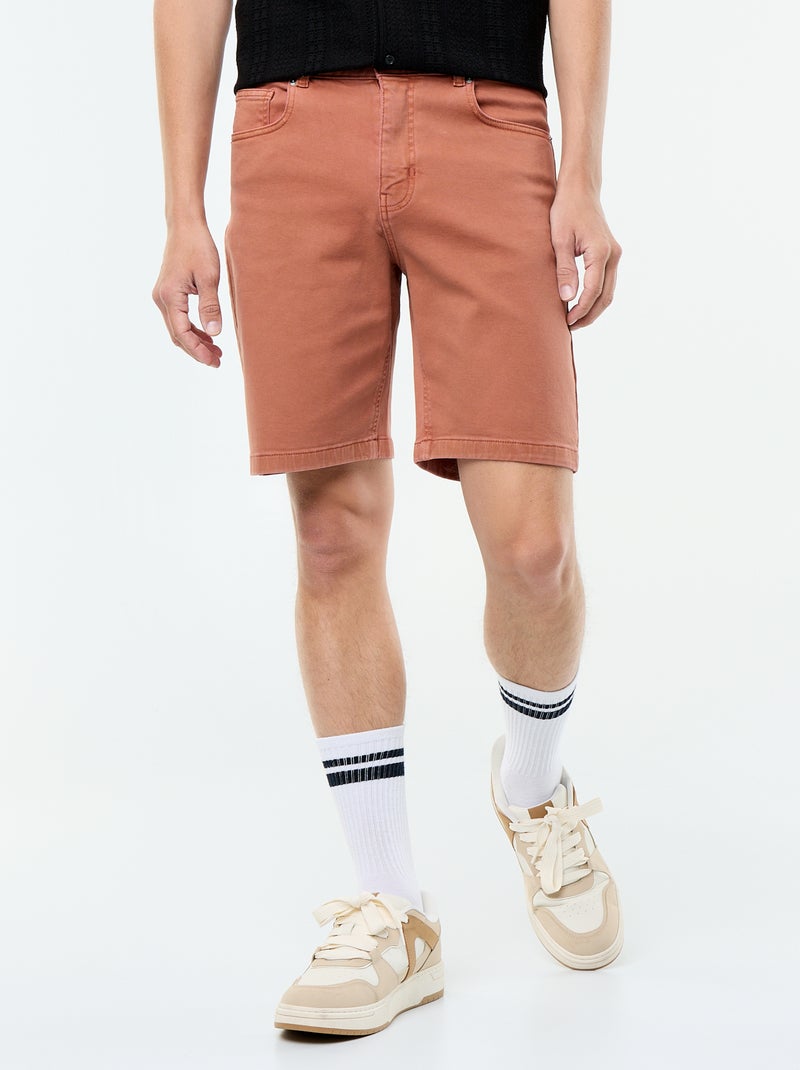 Denim bermuda met 5 zakken Rose - Kiabi