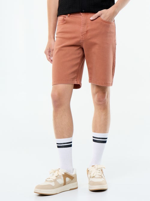 Denim bermuda met 5 zakken - Kiabi