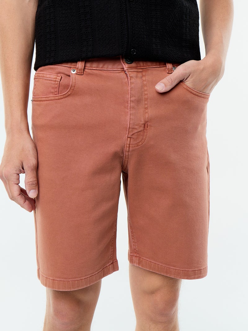 Denim bermuda met 5 zakken Rose - Kiabi