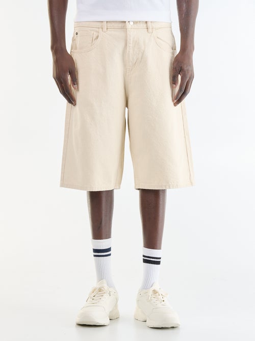 Denim bermuda met 5 zakken - Kiabi