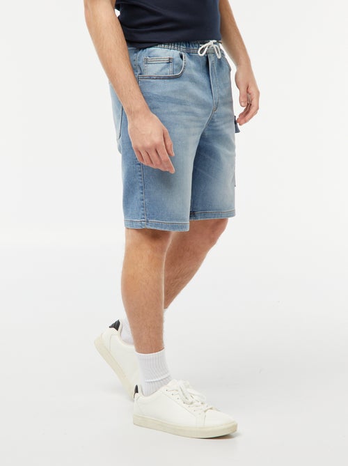 Denim bermuda met zakjes - Kiabi