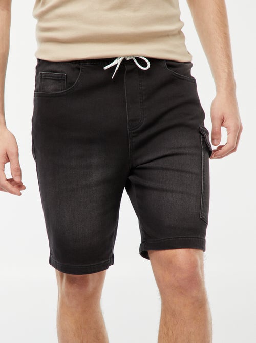 Denim bermuda met zakjes - Kiabi