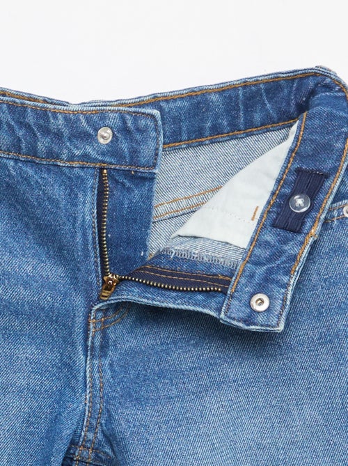 Denim bermuda slim fit stretch van katoen - Kiabi