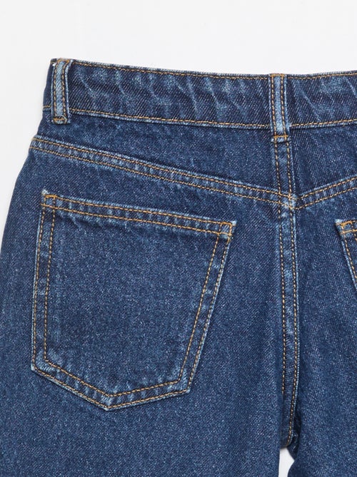 Denim bermuda slim fit stretch van katoen - Kiabi