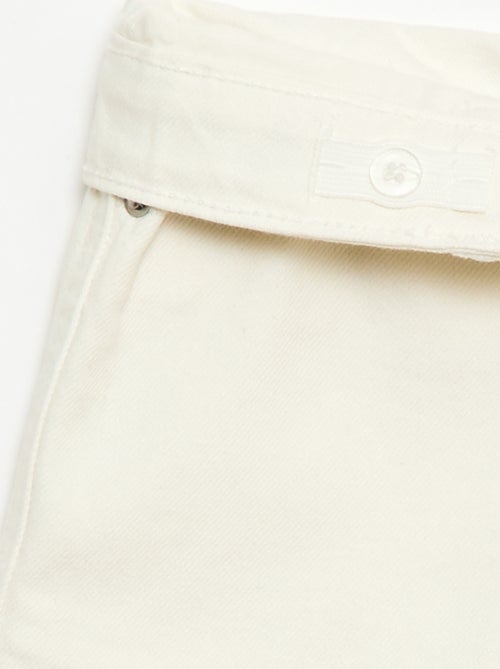 Denim bermuda slim fit stretch van katoen - Kiabi