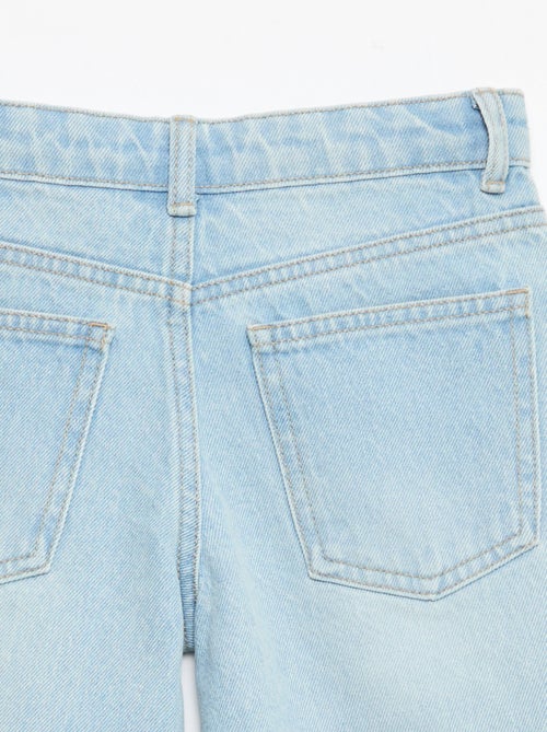 Denim bermuda slim fit stretch van katoen - Kiabi