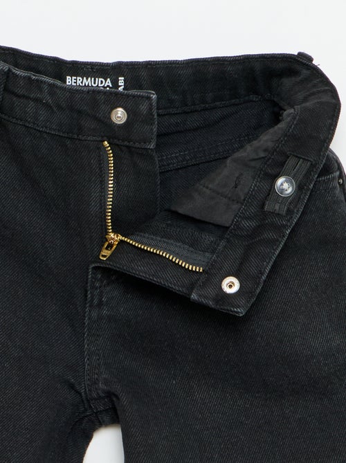Denim bermuda slim fit stretch van katoen - Kiabi