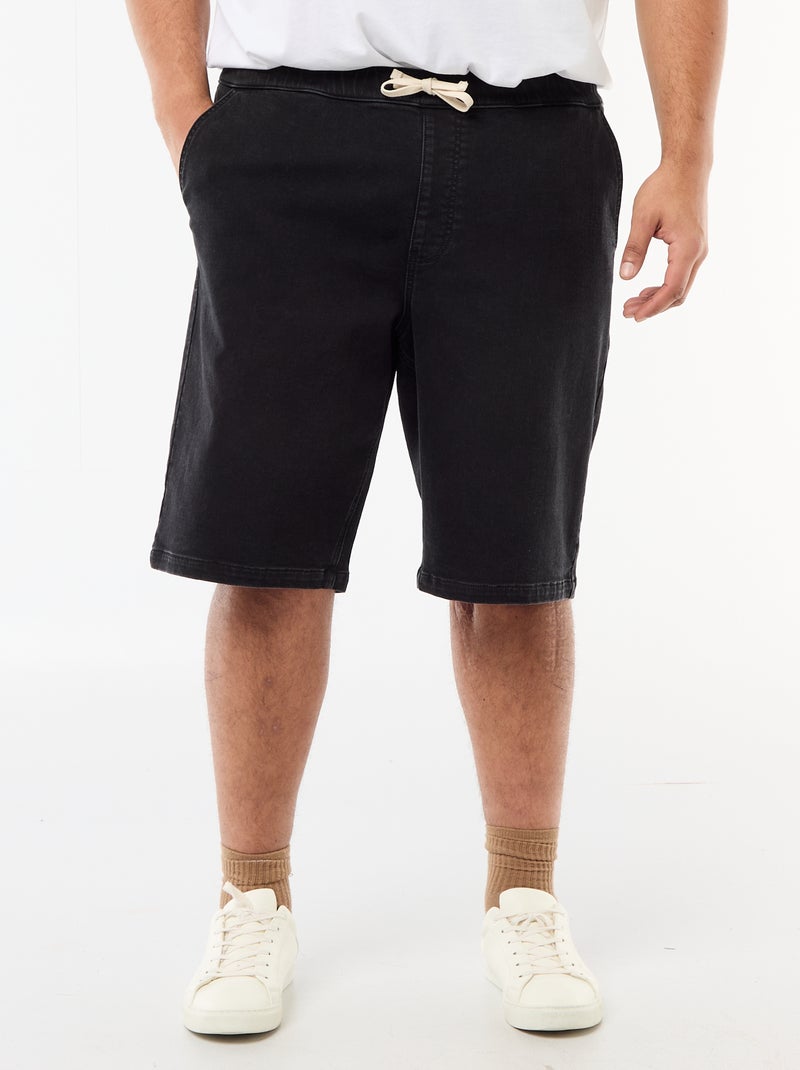 Denim bermuda Zwart - Kiabi
