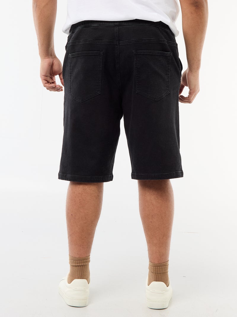 Denim bermuda Zwart - Kiabi