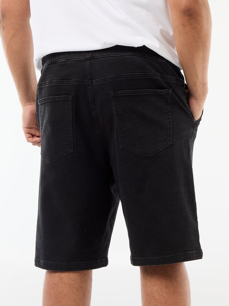 Denim bermuda Zwart - Kiabi