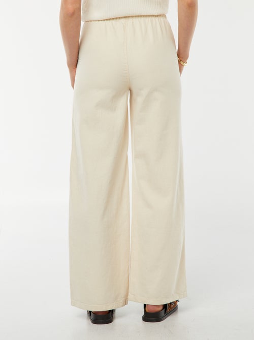 Denim broek met elastiek - Kiabi