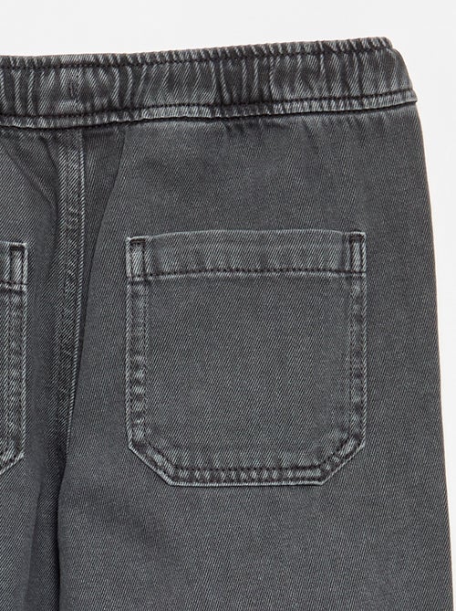 Denim broek met elastische taille - Comfort fit-model - Kiabi Denim broek met elastische taille - Comfort fit-model - Kiabi