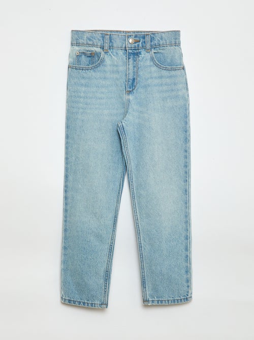 Denim broek met hoge taille - Kiabi