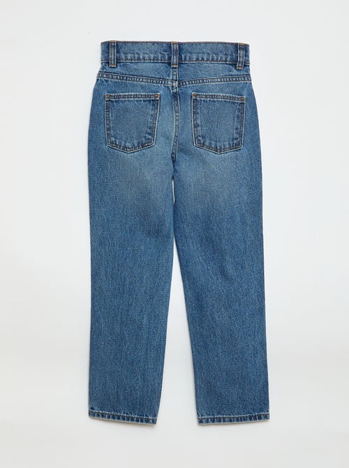 Denim broek met hoge taille - Kiabi