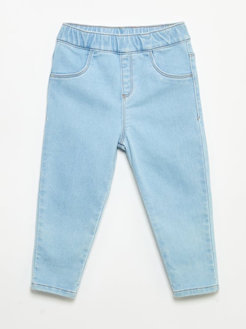 Denim broek met omgeslagen pijpen - Kiabi
