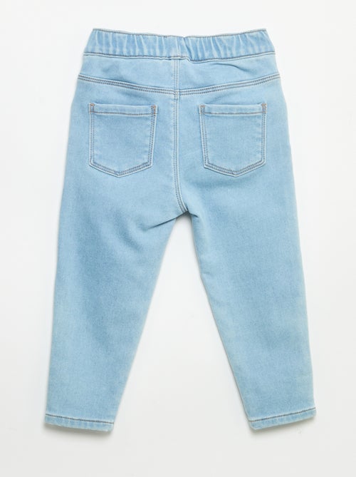 Denim broek met omgeslagen pijpen - Kiabi