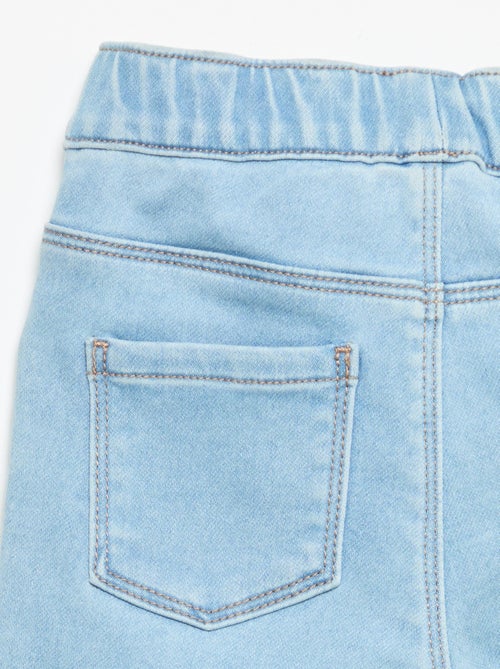 Denim broek met omgeslagen pijpen - Kiabi