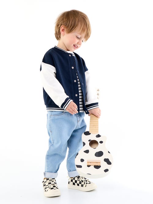 Denim broek met omgeslagen pijpen - Kiabi