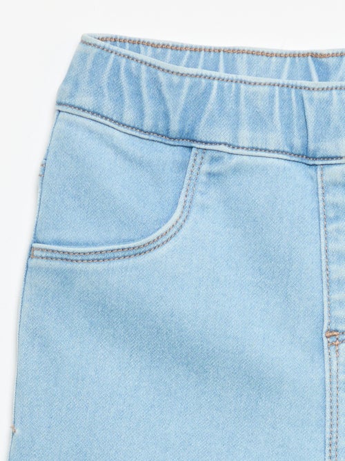 Denim broek met omgeslagen pijpen - Kiabi