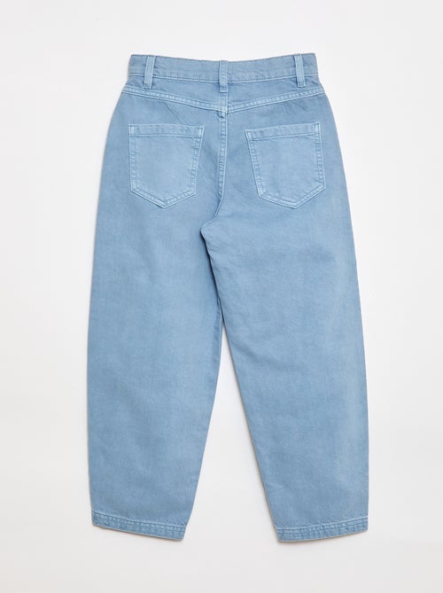 Denim broek met wijde ballonpijpen - Kiabi
