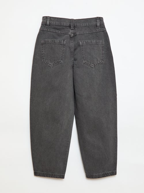 Denim broek met wijde ballonpijpen - Kiabi