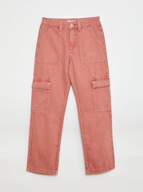 Denim broek met zakken - Kiabi
