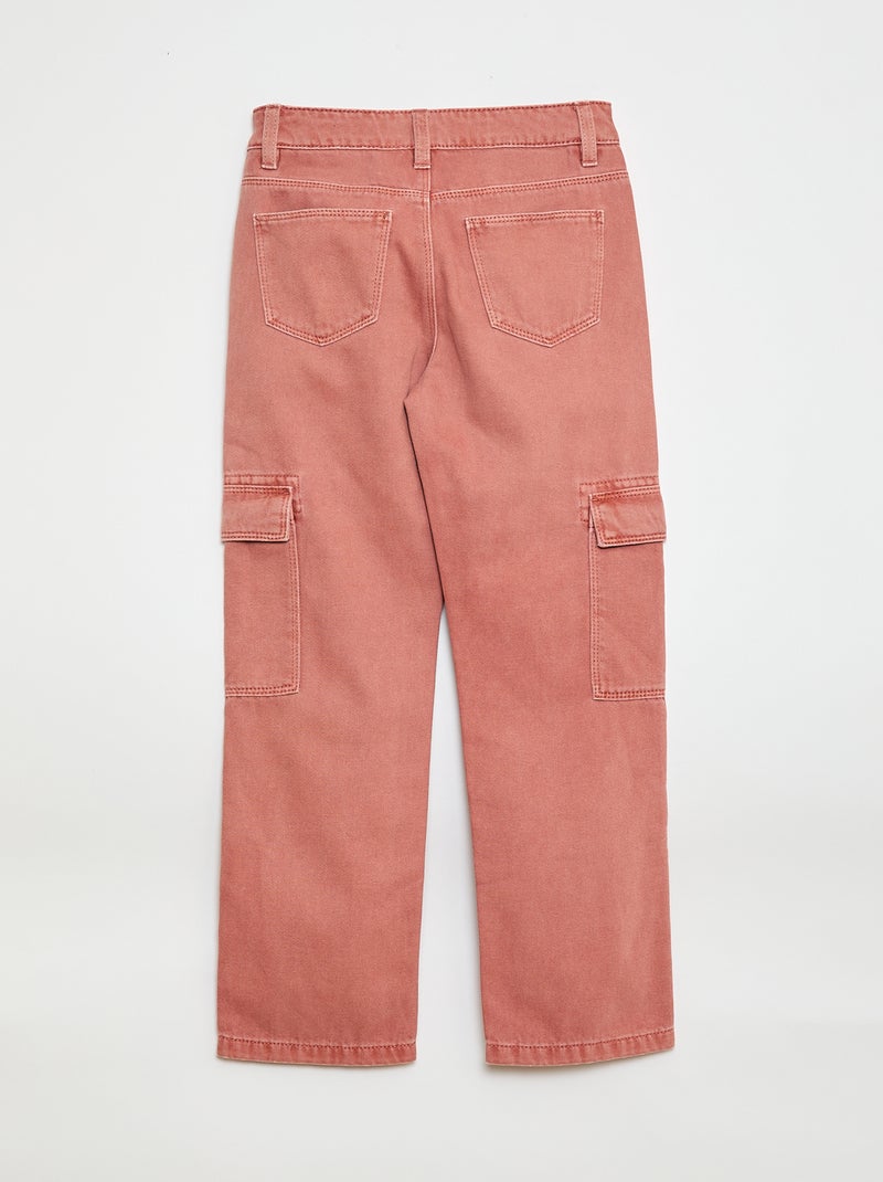 Denim broek met zakken Rose - Kiabi
