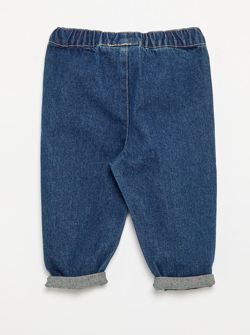 Denim broek 'Mickey' 'Disney' Blauw - Kiabi