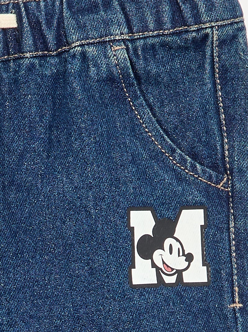 Denim broek 'Mickey' 'Disney' Blauw - Kiabi