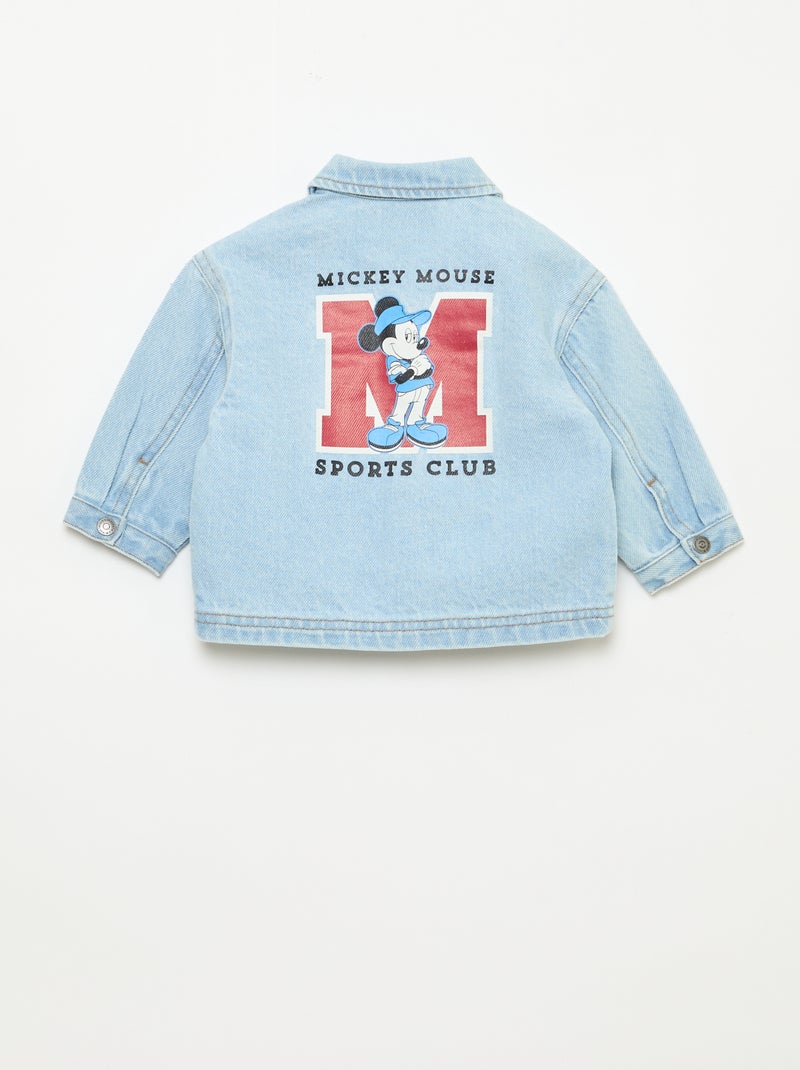 Denim jas met 'Disney' print Blauw - Kiabi