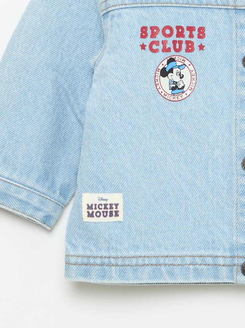Denim jas met 'Disney' print Blauw - Kiabi