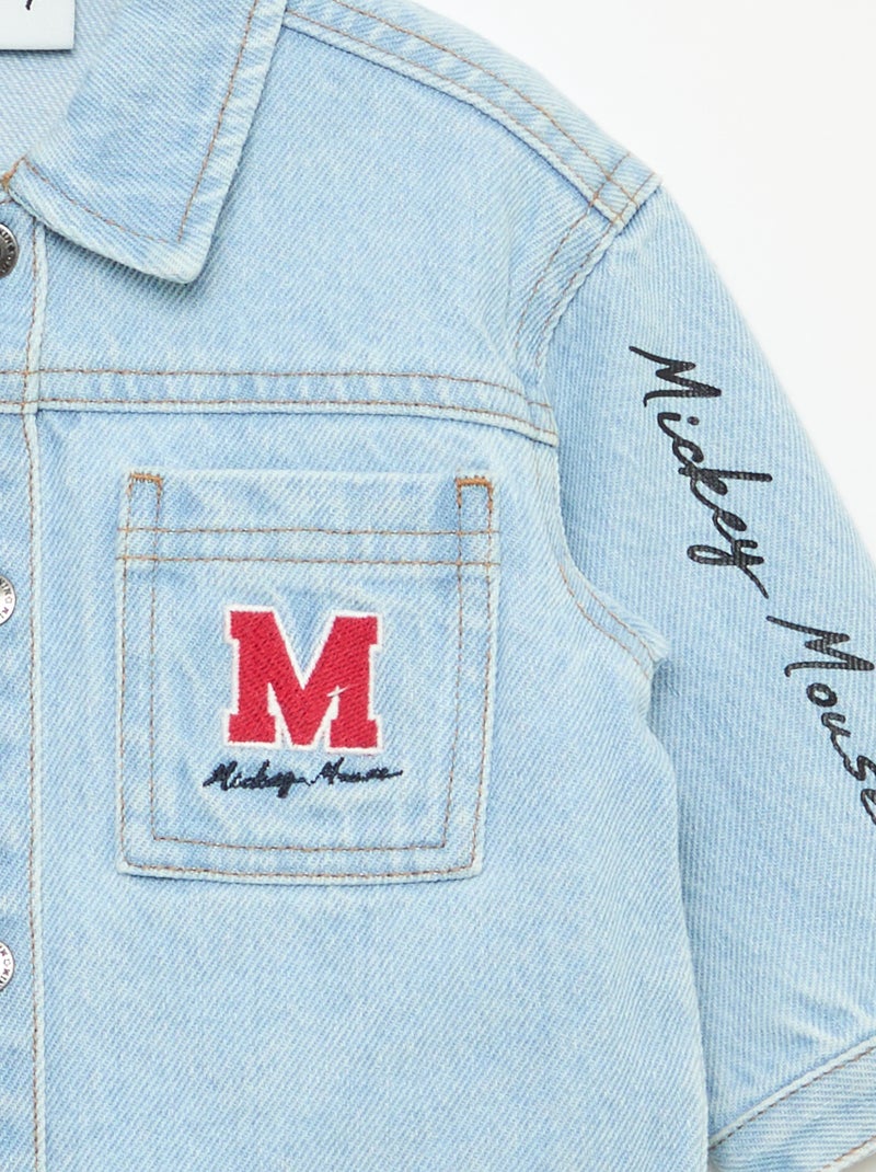 Denim jas met 'Disney' print Blauw - Kiabi