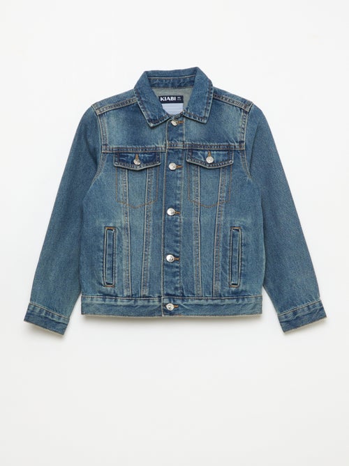 Denim jas met knoopsluiting - Kiabi