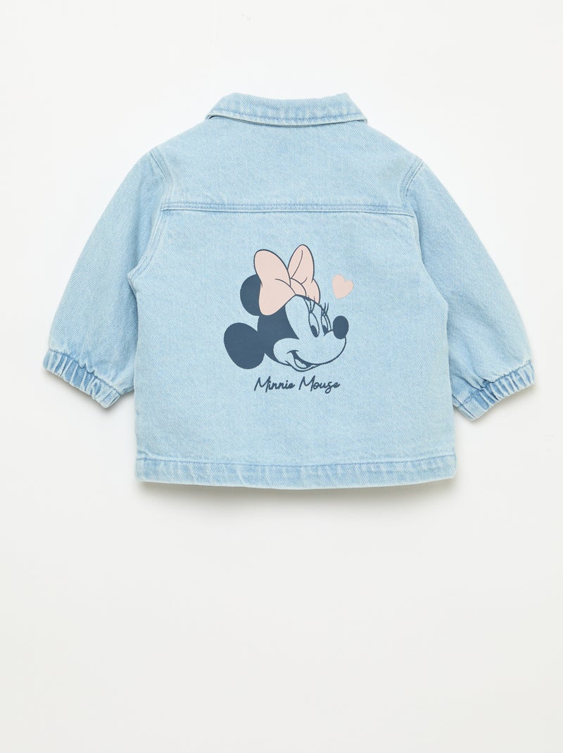 Denim jas met 'Minnie' print Blauw - Kiabi