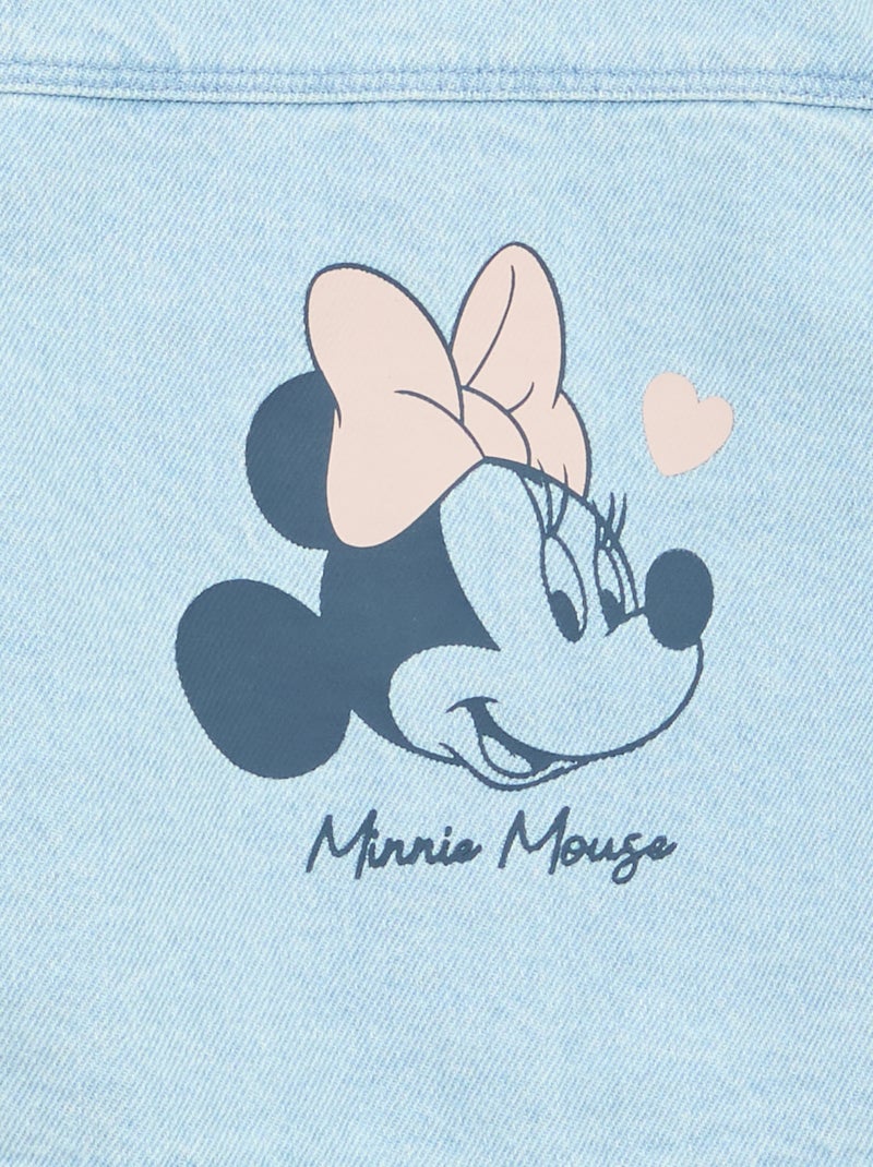 Denim jas met 'Minnie' print Blauw - Kiabi