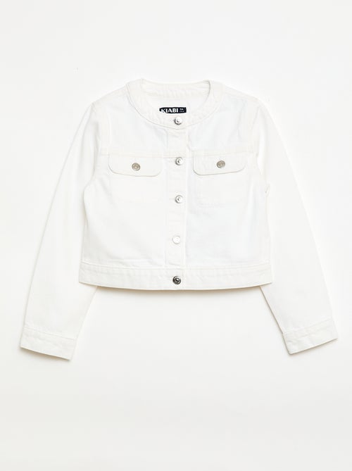 Denim jas met ronde hals - Kiabi