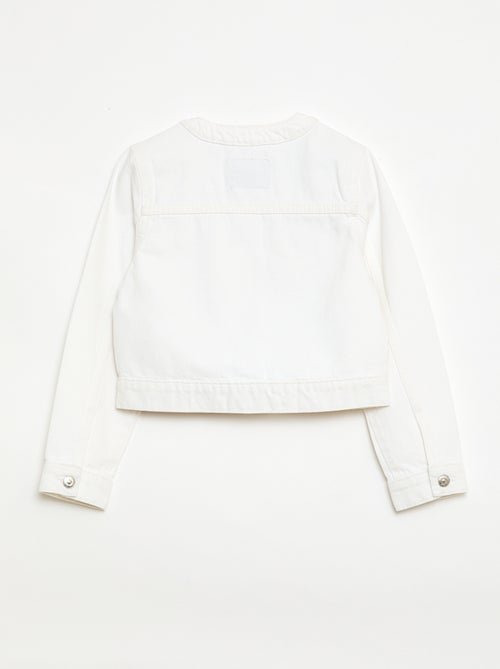 Denim jas met ronde hals - Kiabi