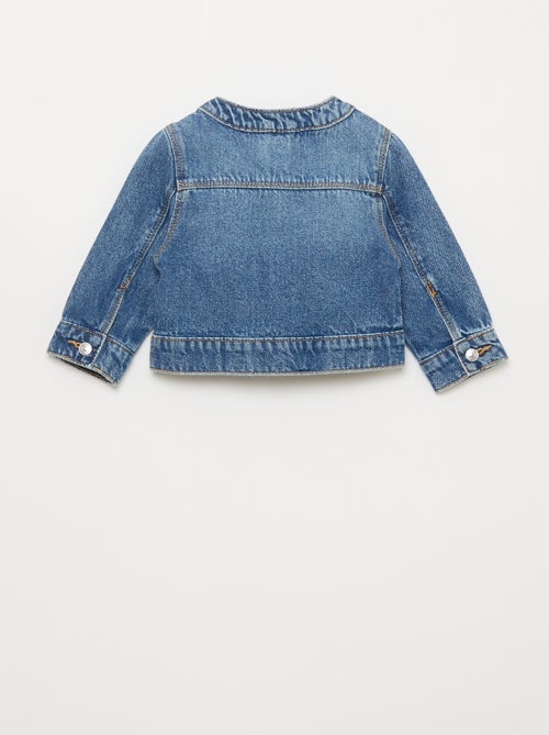 Denim jas met ronde kraag - Kiabi Denim jas met ronde kraag - Kiabi
