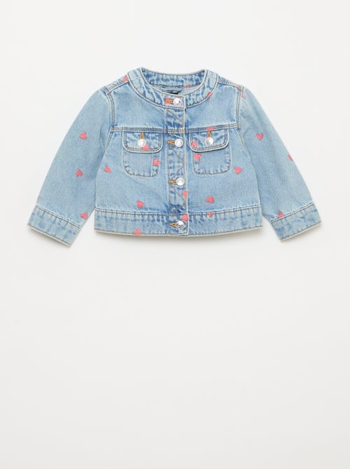 Denim jas met ronde kraag - Kiabi