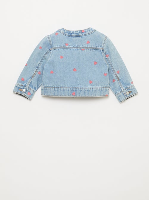Denim jas met ronde kraag - Kiabi