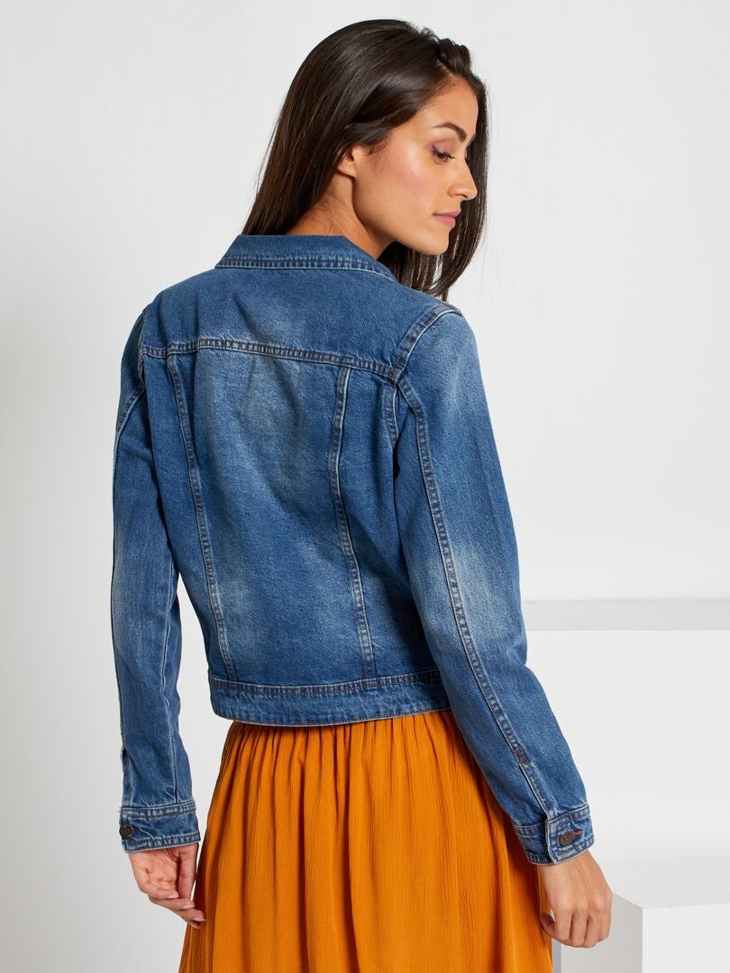 Denim jasje BLAUW - Kiabi
