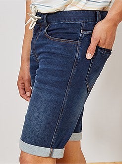 Denim joggbermuda - Kiabi