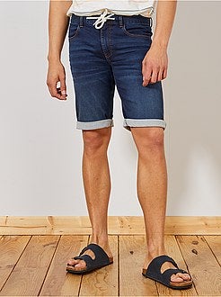 Denim joggbermuda - Kiabi