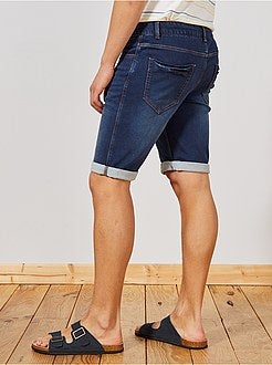 Denim joggbermuda - Kiabi