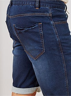 Denim joggbermuda - Kiabi