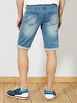 Denim joggbermuda - Kiabi