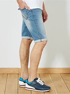 Denim joggbermuda - Kiabi